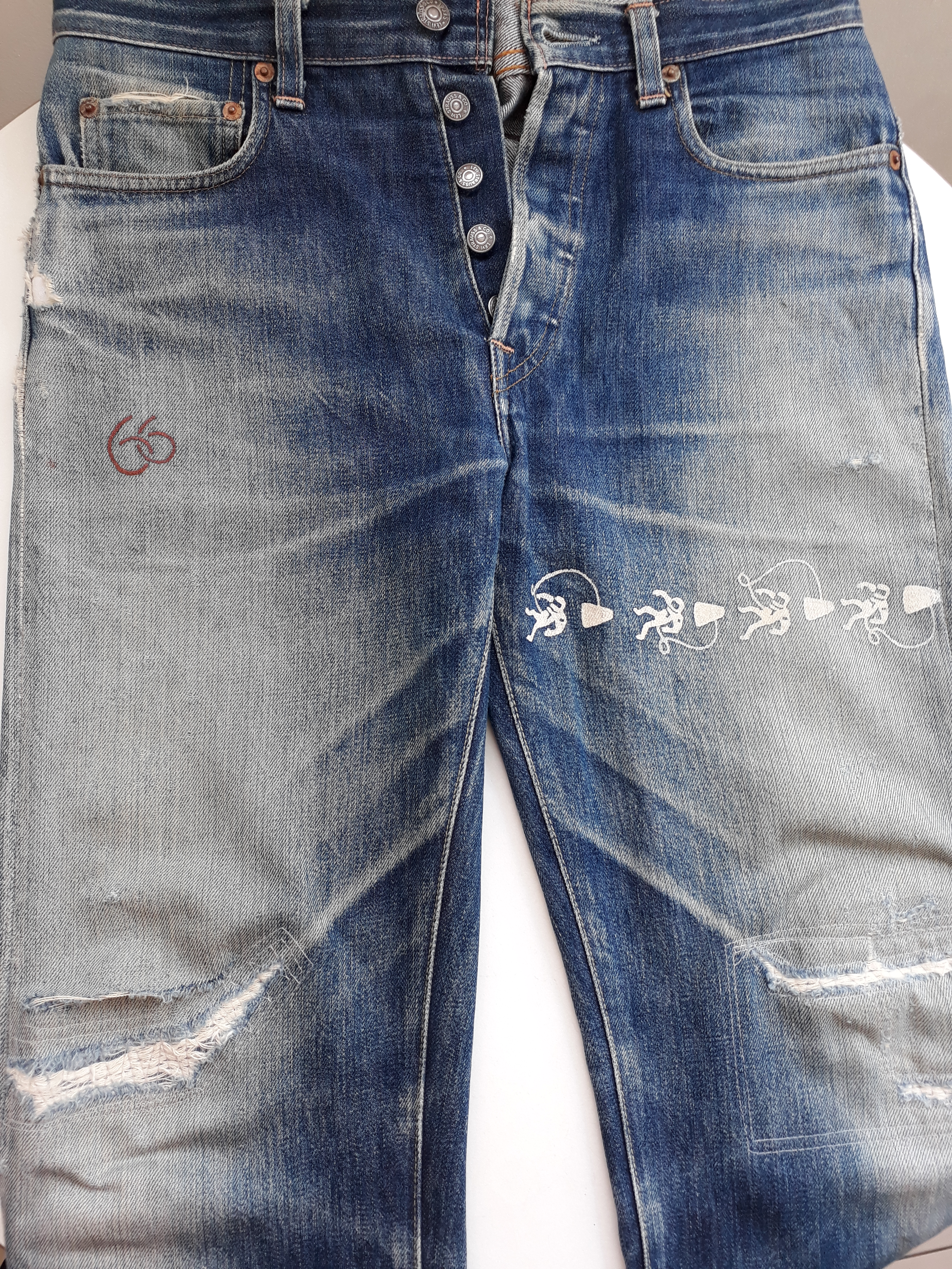 LVC 1966 501xx Customized Silver Rebel Jean – JEFFREY MARK