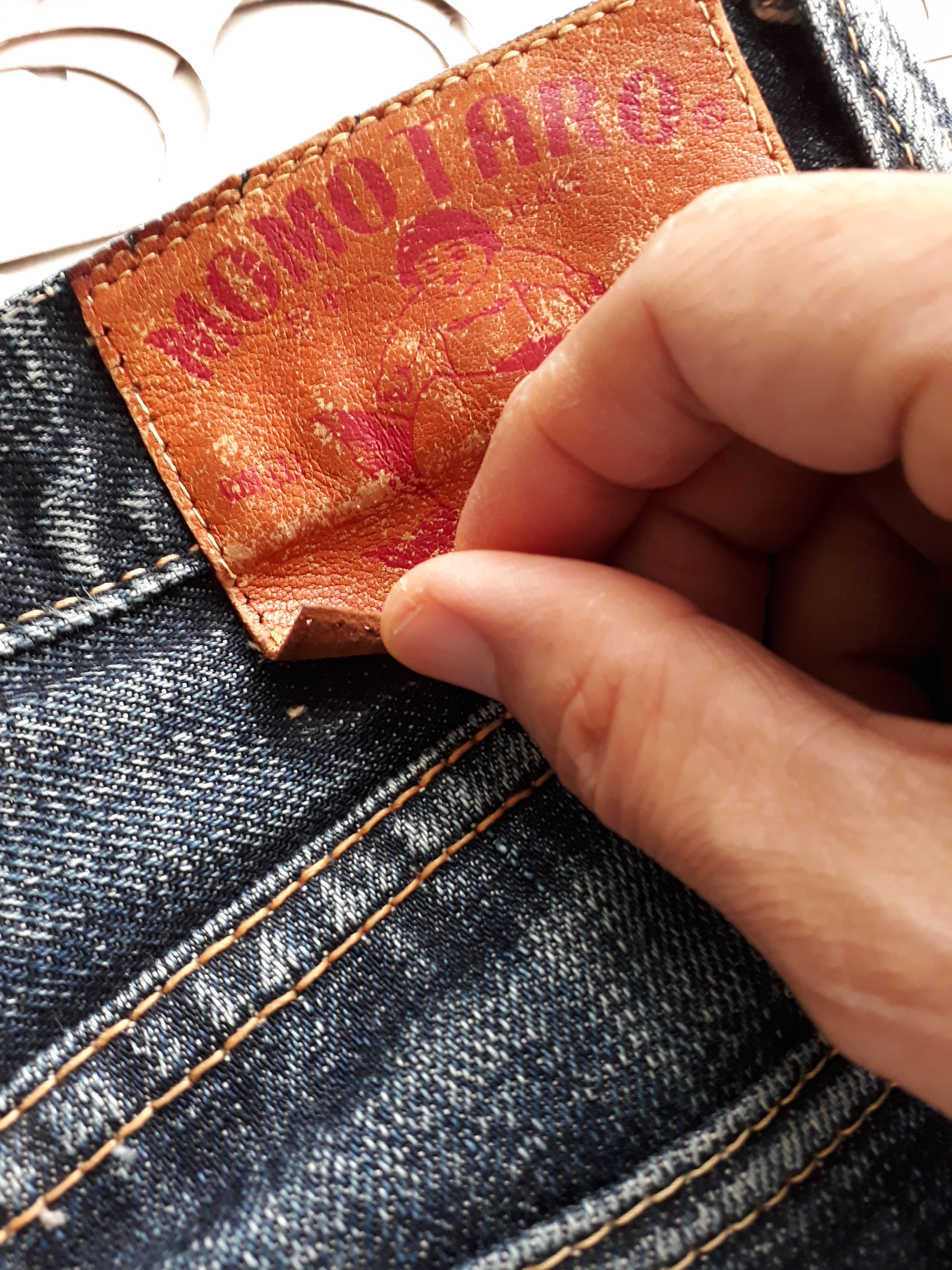 Momotaro Diary: leather patch repair